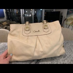 Coach Tote Cream Purse